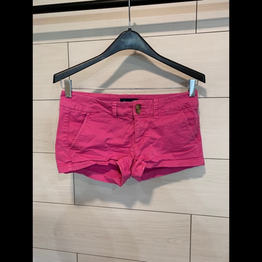 AE Pink Stretch Shorts